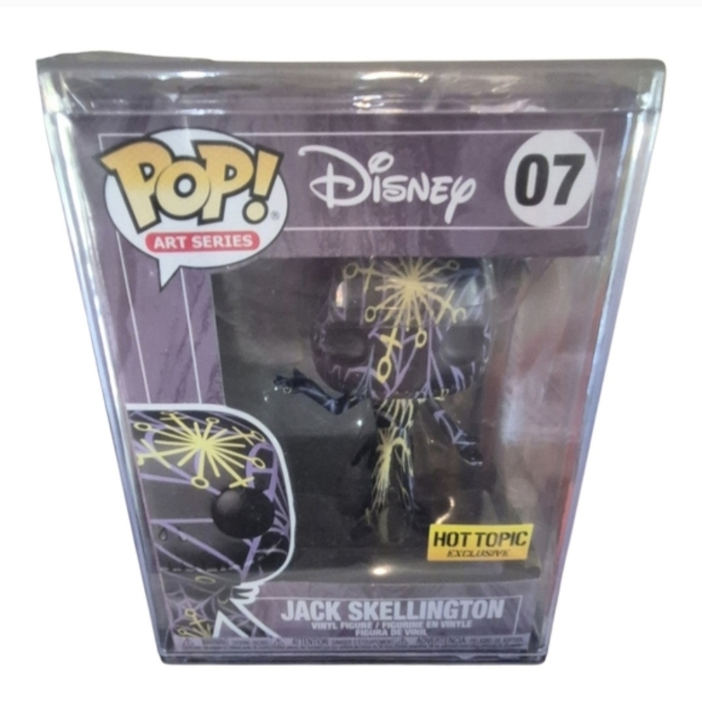 Disney Pop! Art Series Jack Skellington with Purple and Yellow Design